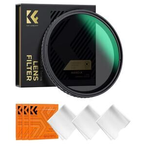 SEALED K&F Concept NANO-X ND2–ND32 82mm Lens Filter – Made Japan, Award-Winning